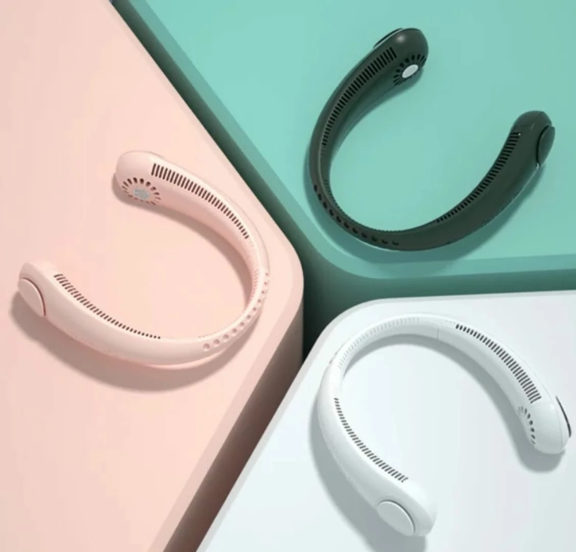 Ventilator Portativ për Qafë me Dizajn Ergonomik – Cat Neck Fan
