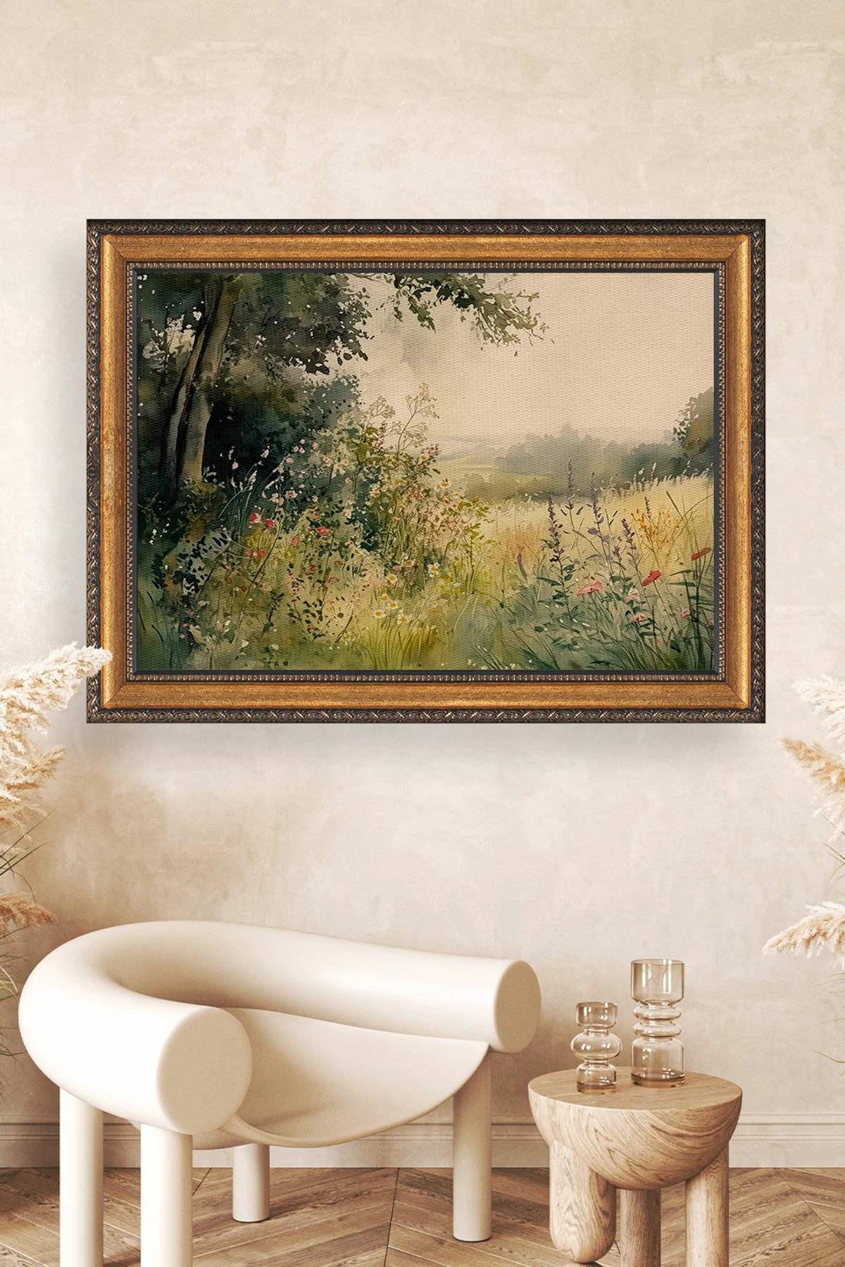 Pikturë dekorative në kanavacë me kornizë, Wallity, ATCRCVCNVSMDL67 - 50x70cm