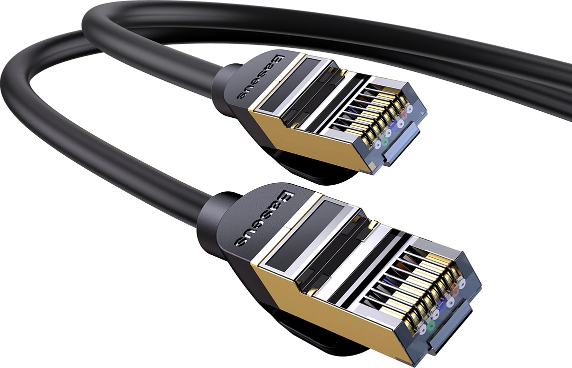 Kabllo rrjeti Baseus Speed Seven Cat 7, RJ45, 10Gbps, 5m, e zezë