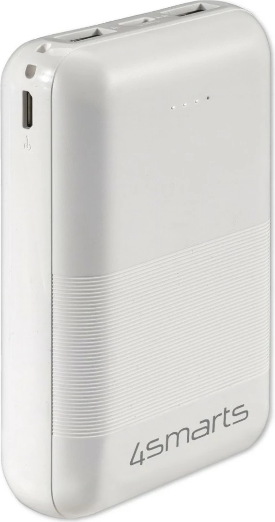 Power bank 4smarts VoltHub Go2, 10000 mAh, e bardhë