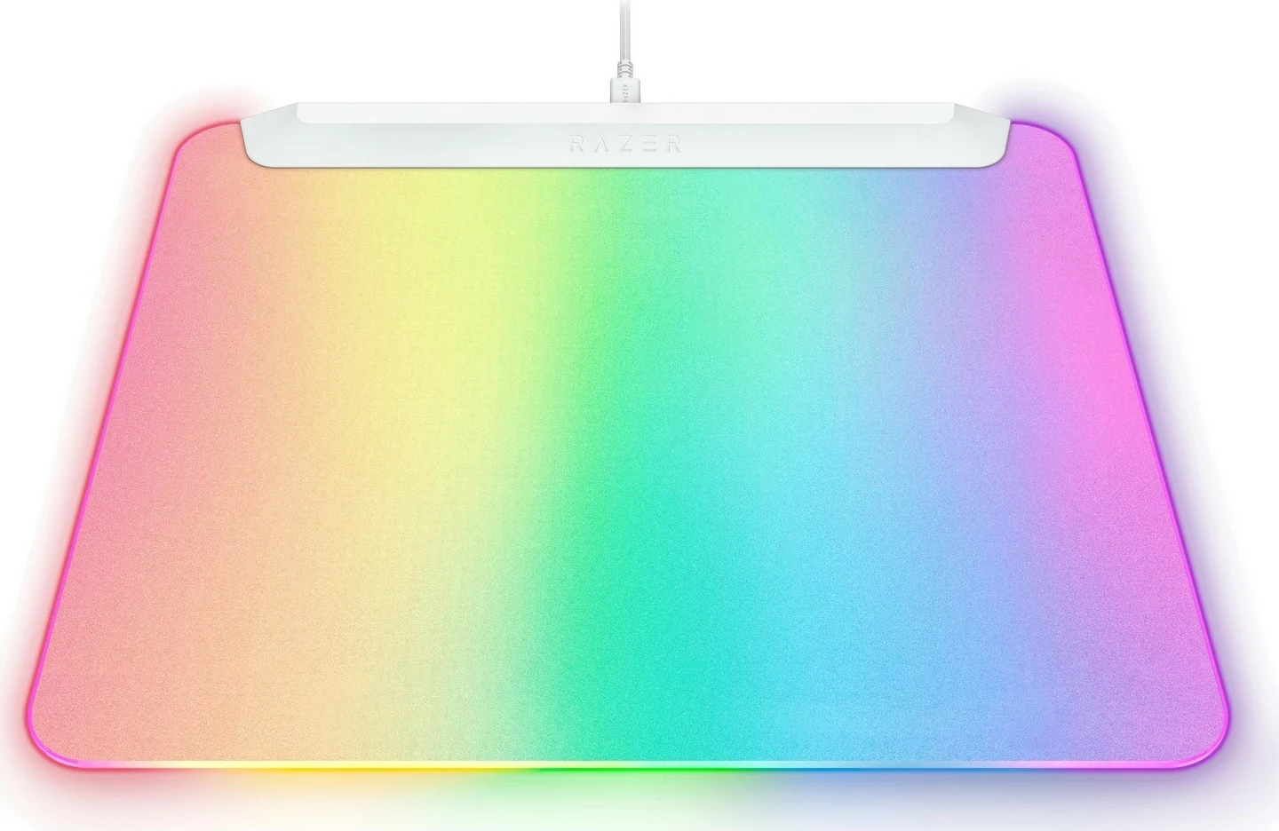 Mauspad Razer Firefly V2 Pro, plastik, RGB, e bardhë
