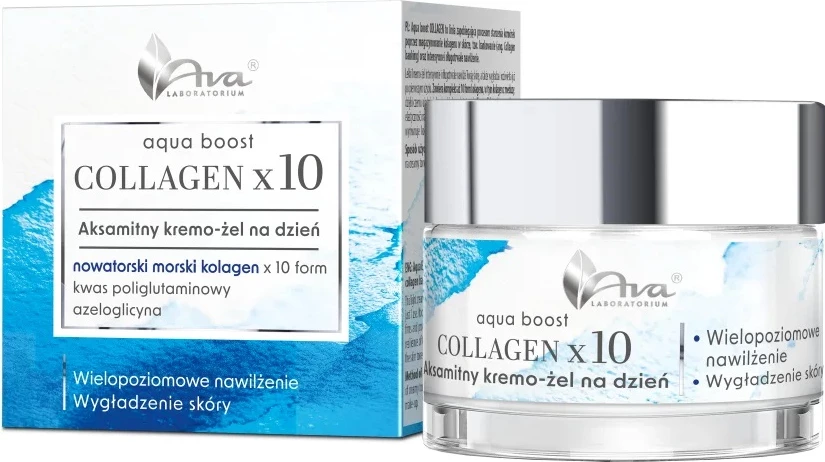 Krem fytyre ditës për femra Ava Laboratorium Aqua Boost Collagen x10, 50ml