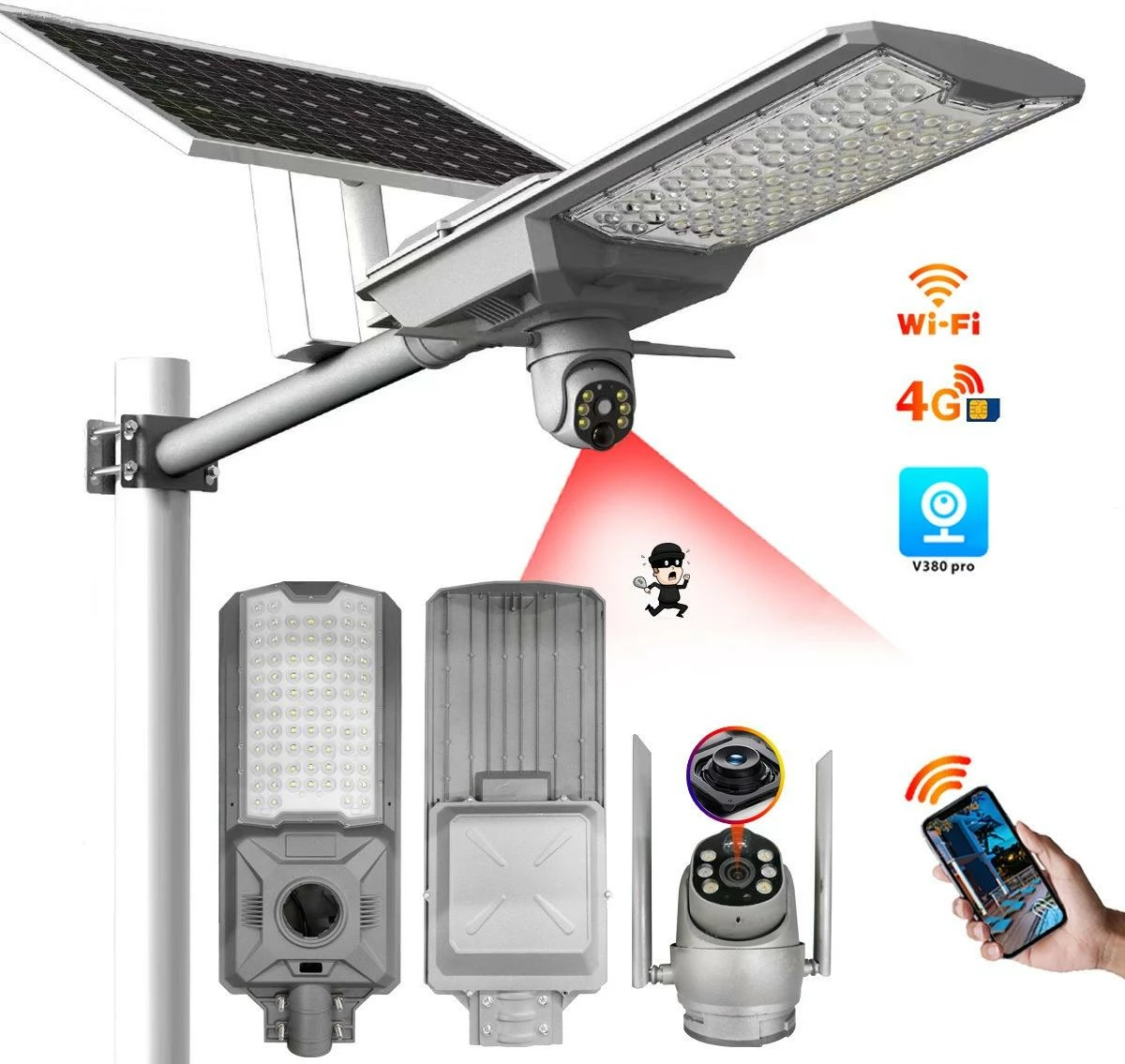 Kamere 5.0MP WiFi + Dritë Solare TK01