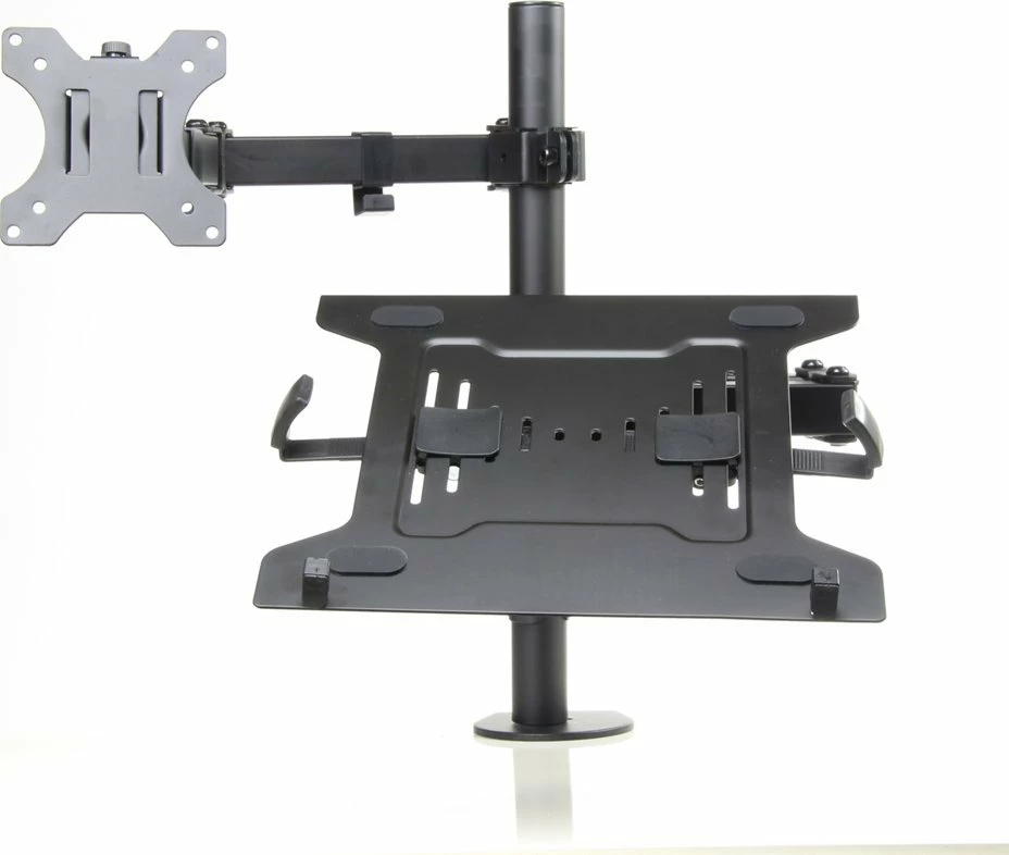Mbajtës tavoline për monitor dhe laptop Art L-24 (RAMM L-24) 13-32\" VESA 75x75/100x100, i zi