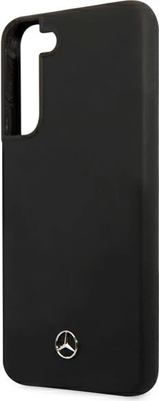 Mbështjellës Mercedes Silicone për Samsung Galaxy S22+, i zi
