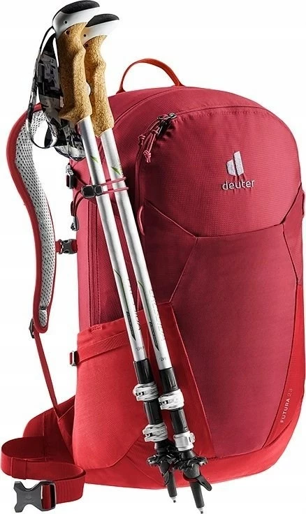 Çantë shpine Deuter Futura 23 për hiking, e kuqe