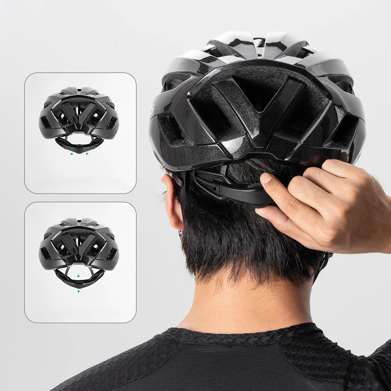 Helmetë biçiklete Rockbros LK-79 58-62 cm e zezë