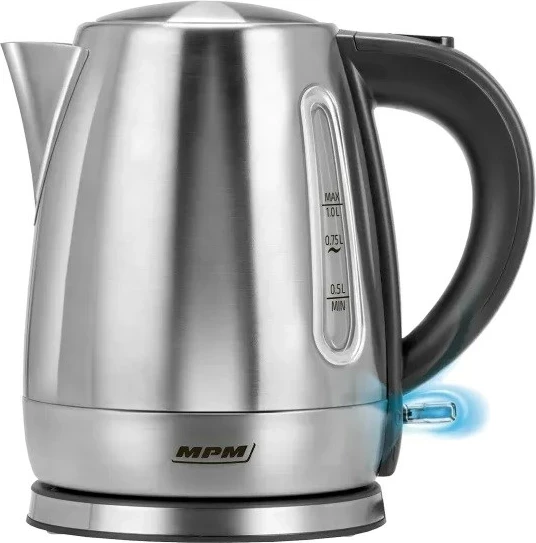 Ibrik elektrik MPM MCZ-118, 1 L, 1630 W, çelik inox