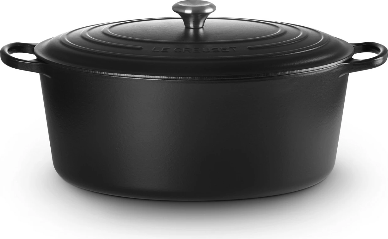 Tenxhere bräter Le Creuset 40cm, mat e zezë