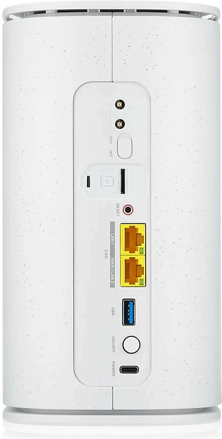 Ruter 5G Wi‑Fi 7, Zyxel FWA515, 2.5 GbE, Nebula cloud, i bardhë