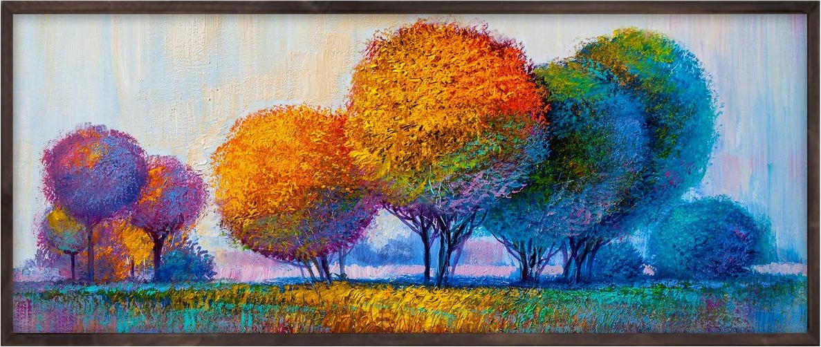 Pikturë dekorative me kornizë, MDF, shumëngjyrëshe, Wallity, Artsmdfyty58-12050, 50x120cm