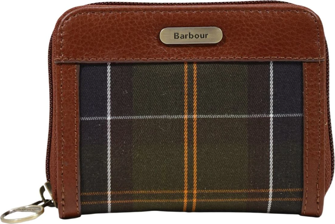 Portofol për femra Barbour Mini Daphne Tartan, kafe
