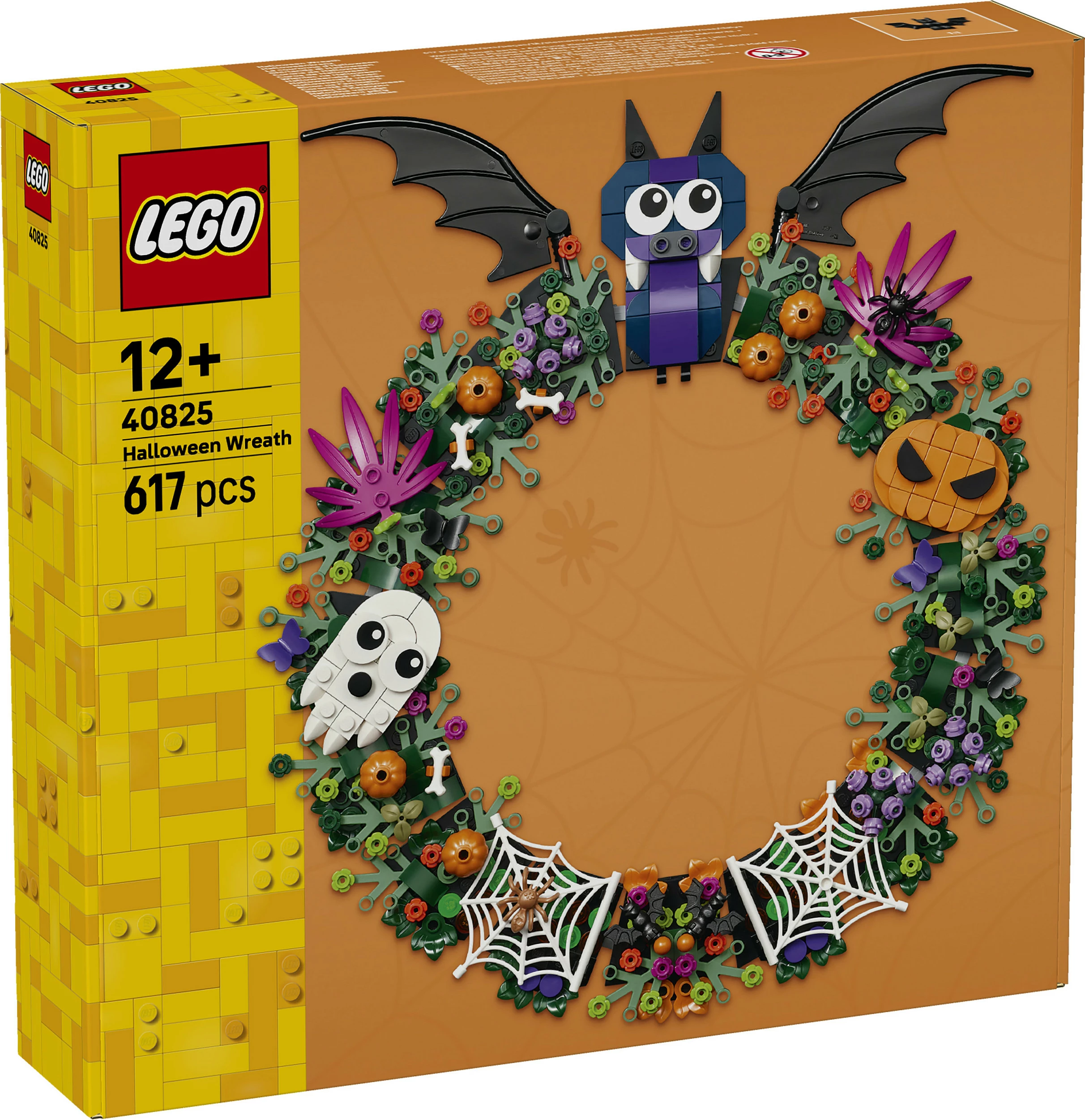 Set LEGO Halloween Wreath 40825, 617 copë, 12+, shumëngjyrësh