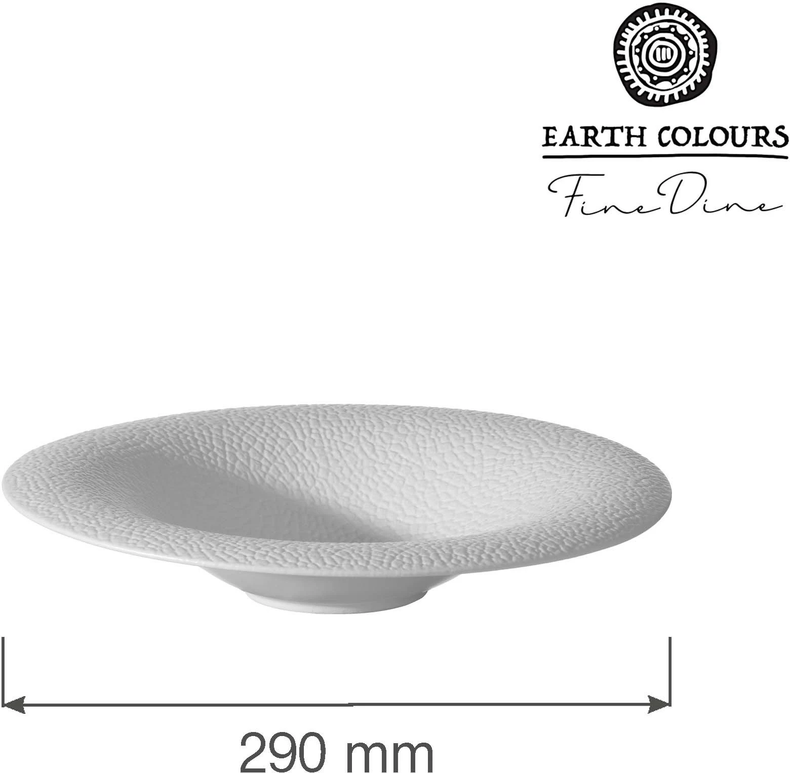 Pjatë paste Fine Dine Fizz 290 mm, e bardhë, set 3 copë