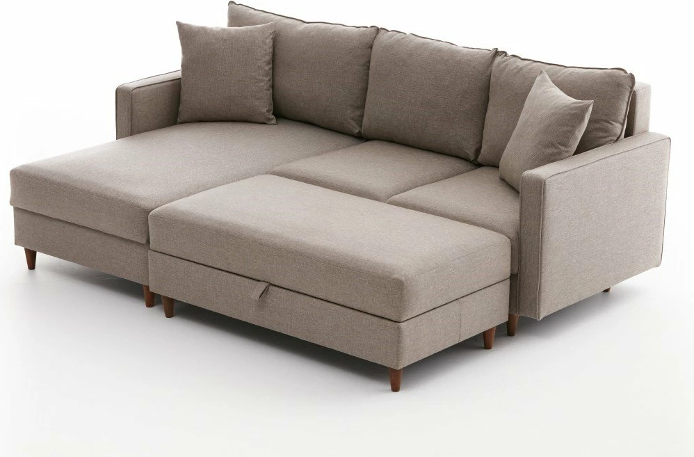 Këndare Eva, ngjyrë krem, Atelier del Sofa, kënd i majtë