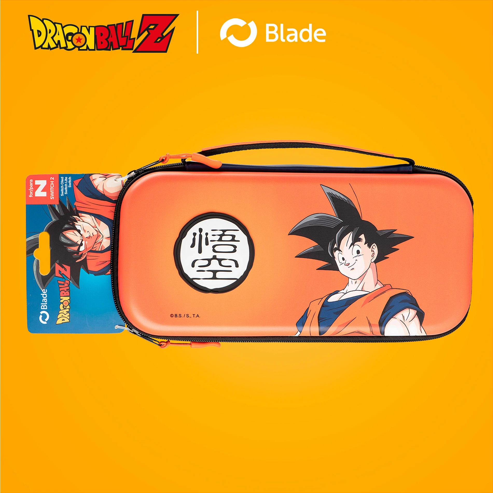 Kasë transporti Blade DB1002 për Nintendo Switch 2, Dragon Ball Z Goku, portokalli