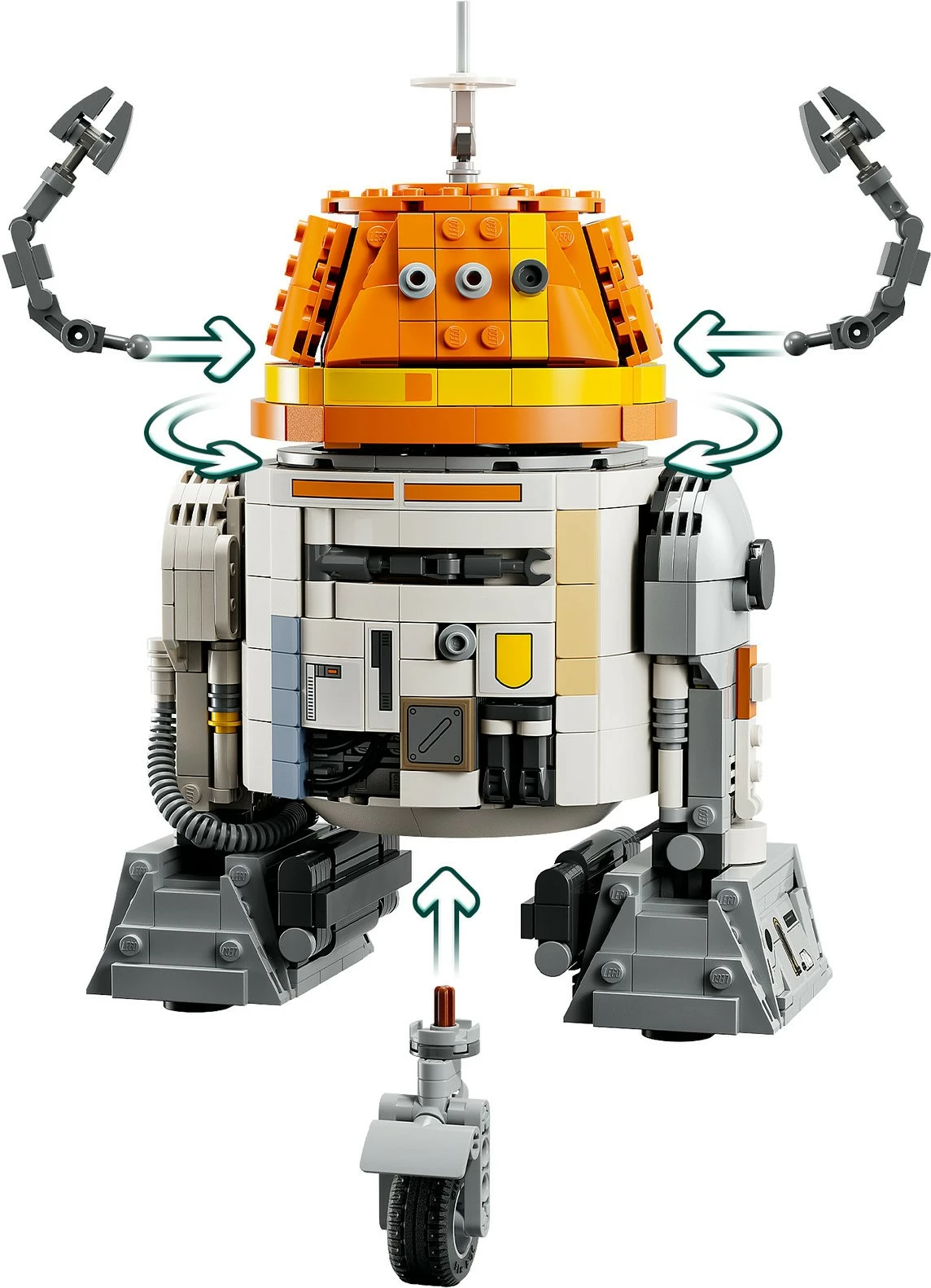 Set ndërtimi LEGO Star Wars Chopper C1-10P 1039 pjesë multikolor