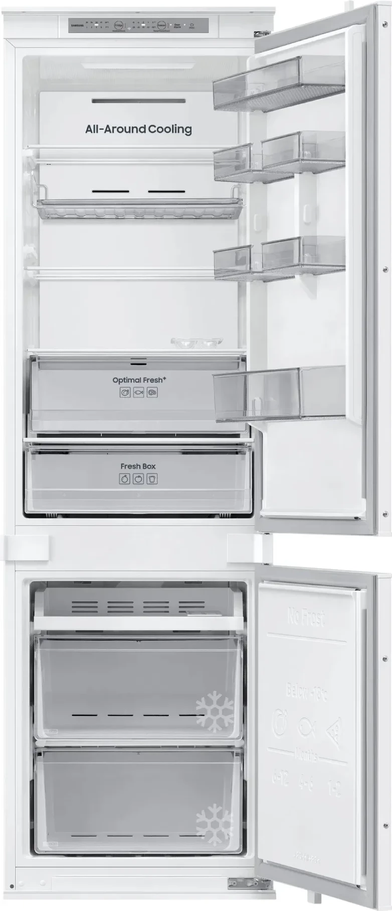 Frigorifer i integruar, Samsung, BRB70F26CES0EO, 177.5/54 cm, klasë energjie E, i bardhë