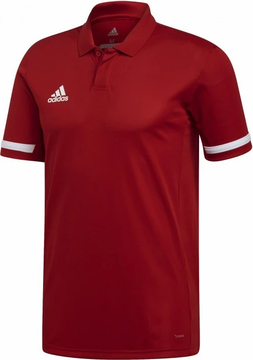 Polo maicë adidas për meshkuj, e kuqe