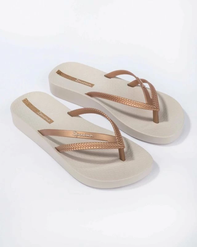 Flip-flopa për femra Ipanema Bossa Soft, bezhë [Madhësia: 37]