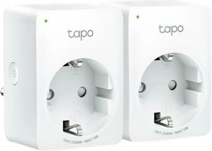 Prizë smart, TP-Link, Tapo P100, e bardhë, 2-pack