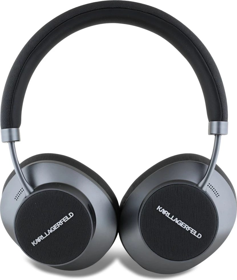 Kufje wireless Karl Lagerfeld Saffiano Elongated me ANC, Bluetooth, të zeza