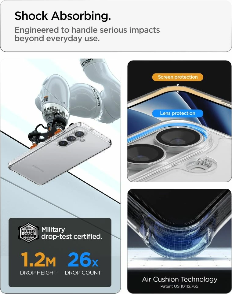 Mbështjellës Spigen Ultra Hybrid Mag për Samsung Galaxy S26+, transparent, 1 copë