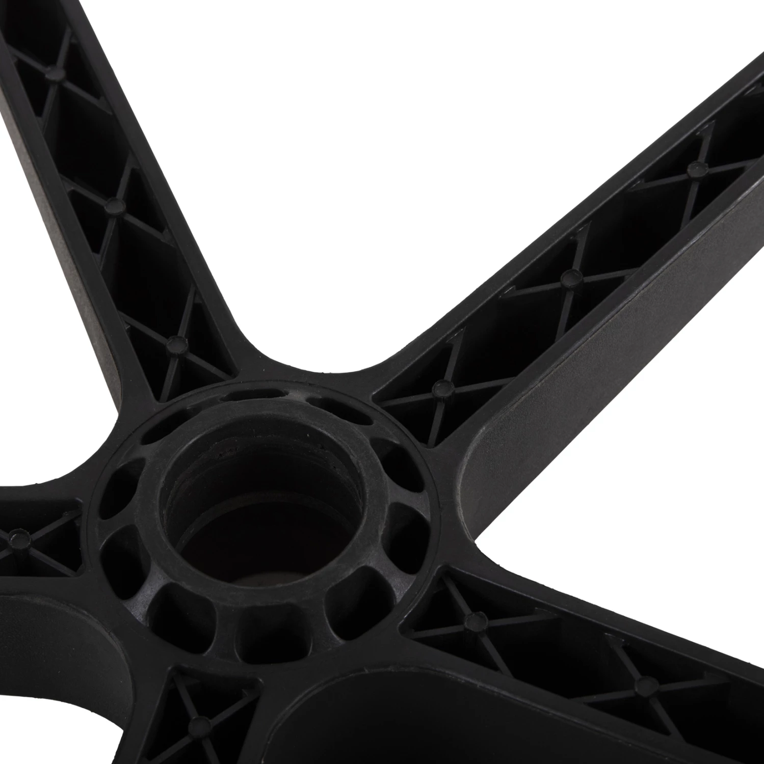 Bazë zëvendësuese 'yje' për karrige zyre, FH1073, polipropilen e zezë