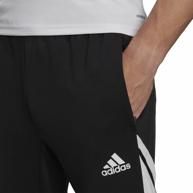 Pantallona futbolli adidas për meshkuj, të zezë [Madhësia: S]