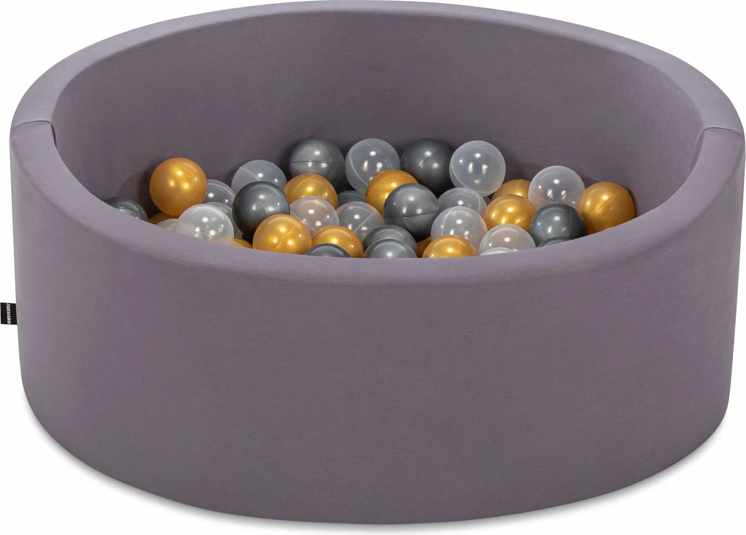 Pishinë me topa për fëmijë, ngjyrë gri, Bubble Pops v4, Evila Originals