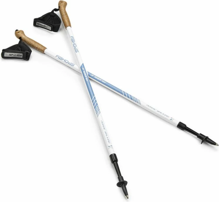 Atlete Nordic Walking Spokey Rubble, të bardha dhe blu