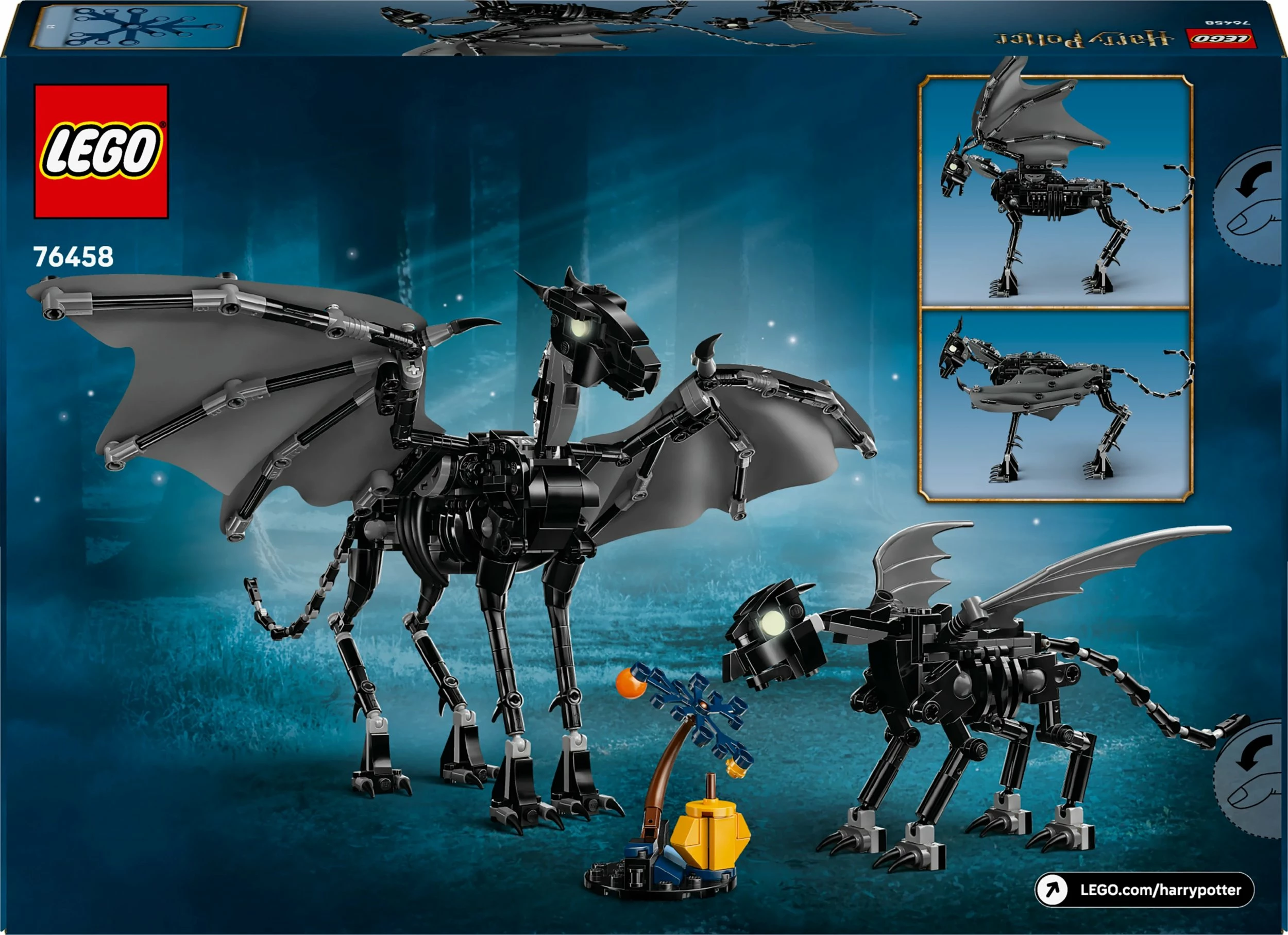 Set LEGO Harry Potter Thestral Family 76458, 548 copë