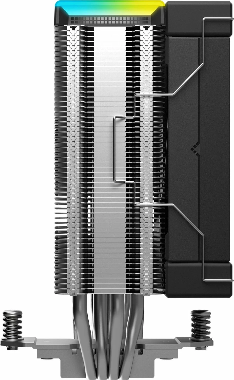 Ftohës CPU Deepcool AK400 Digital SE R-AK400-BKADMN-GJD, 120mm, ARGB, 220W, i zi/argjendtë