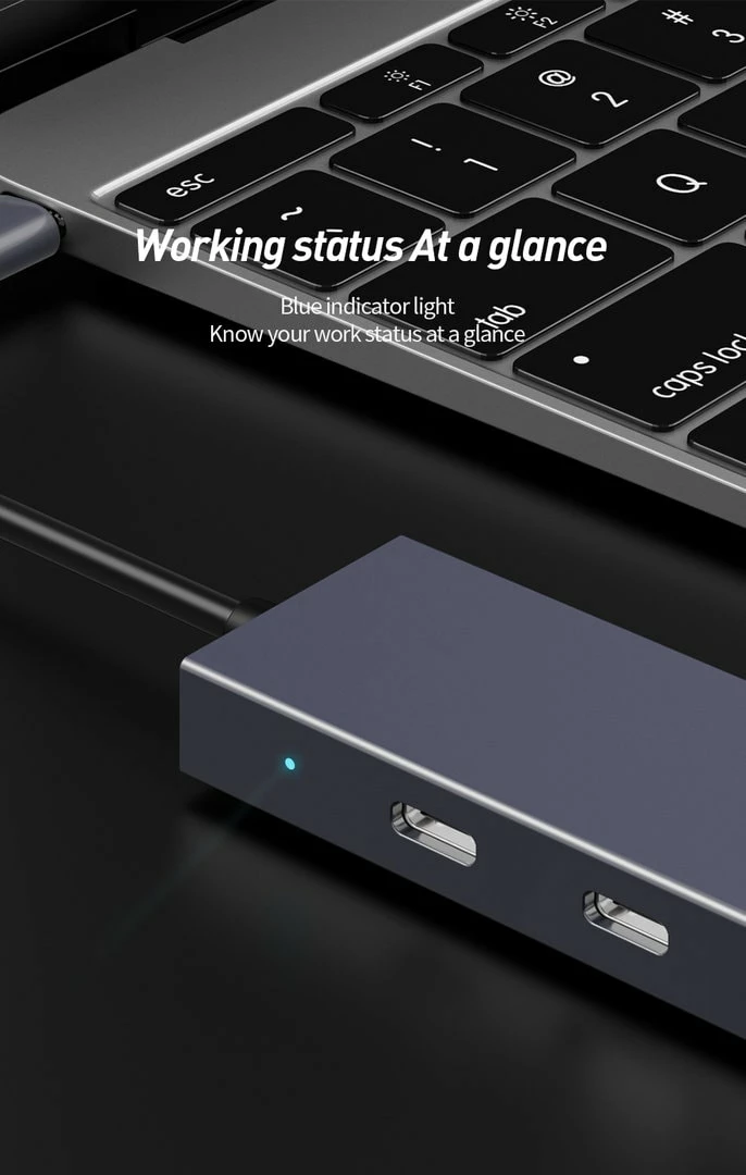 Docking Station Hub 4in1 Type-C to Usb+Type-C SONIT TY0066