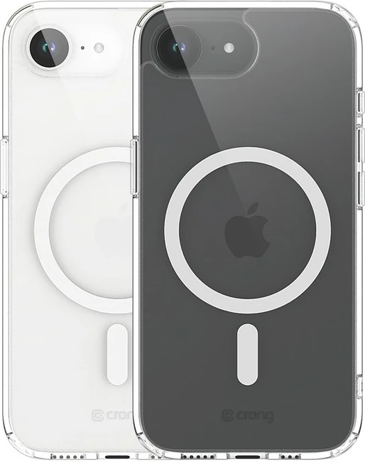 Mbështjellës CRONG Clear MAG Cover për iPhone 16e, MagSafe, Transparent