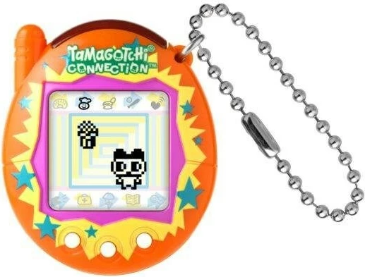 Tamagotchi Bandai Connection Orange Burst lodër elektronike koleksionuese