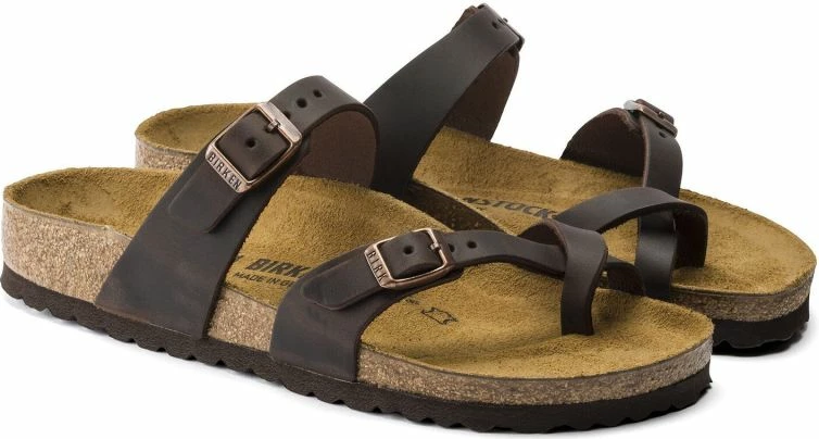 Flip-flops për femra Birkenstock, kafe