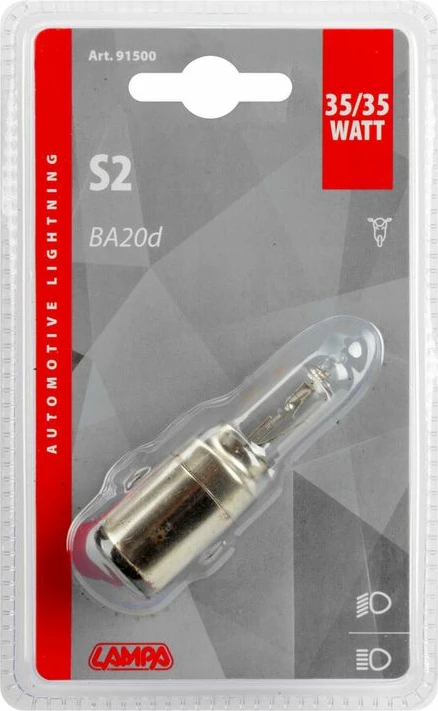 Lampa 12v 35w S2 Ba20d Blister