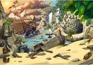 Puzzle Ravensburger Exit Puzzle Kids Das Piratenabenteuer 368 pjesë