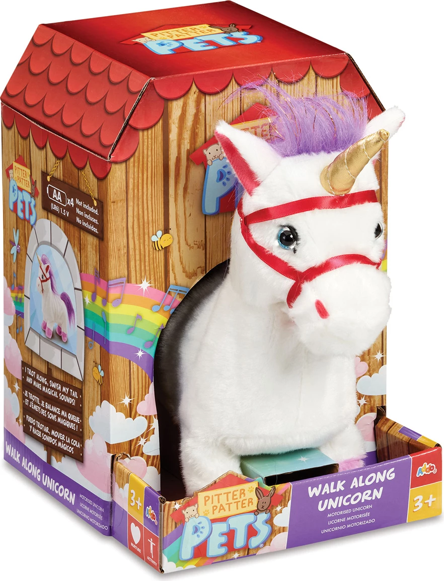 Pitter Patter Pets Walk Along Unicorn