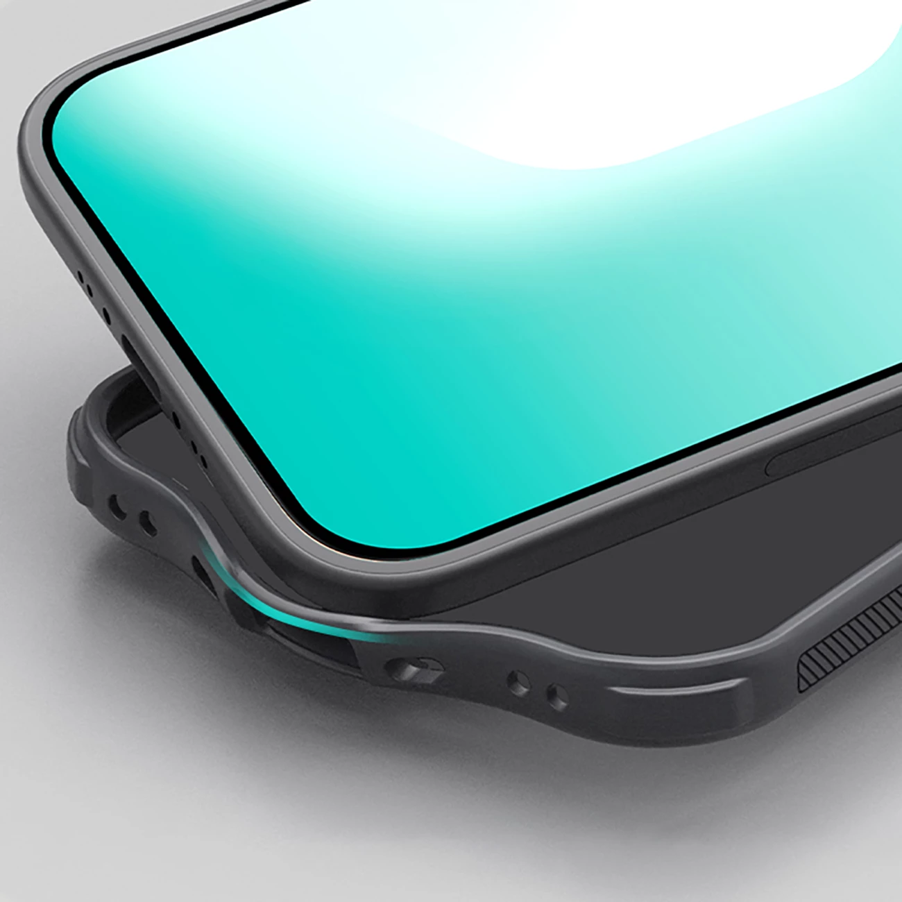 Mbështjellës, Nillkin, Super Frosted Shield Pro, për iPhone 17 Air, MagSafe kompatibil, PC+TPU, transparent e zezë
