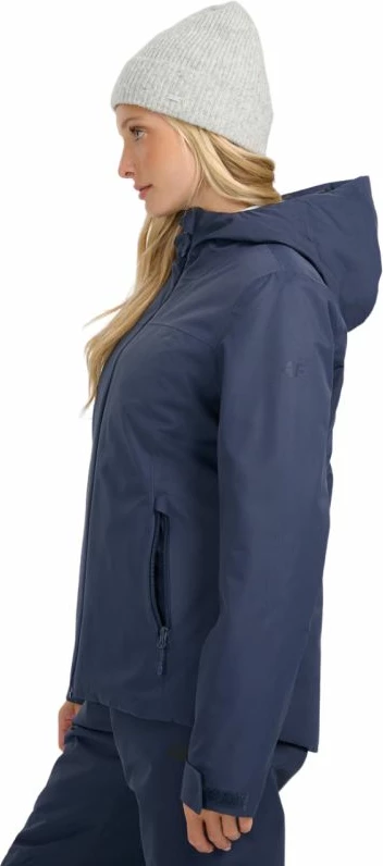 Jakne ski për femra 4f, navy blue