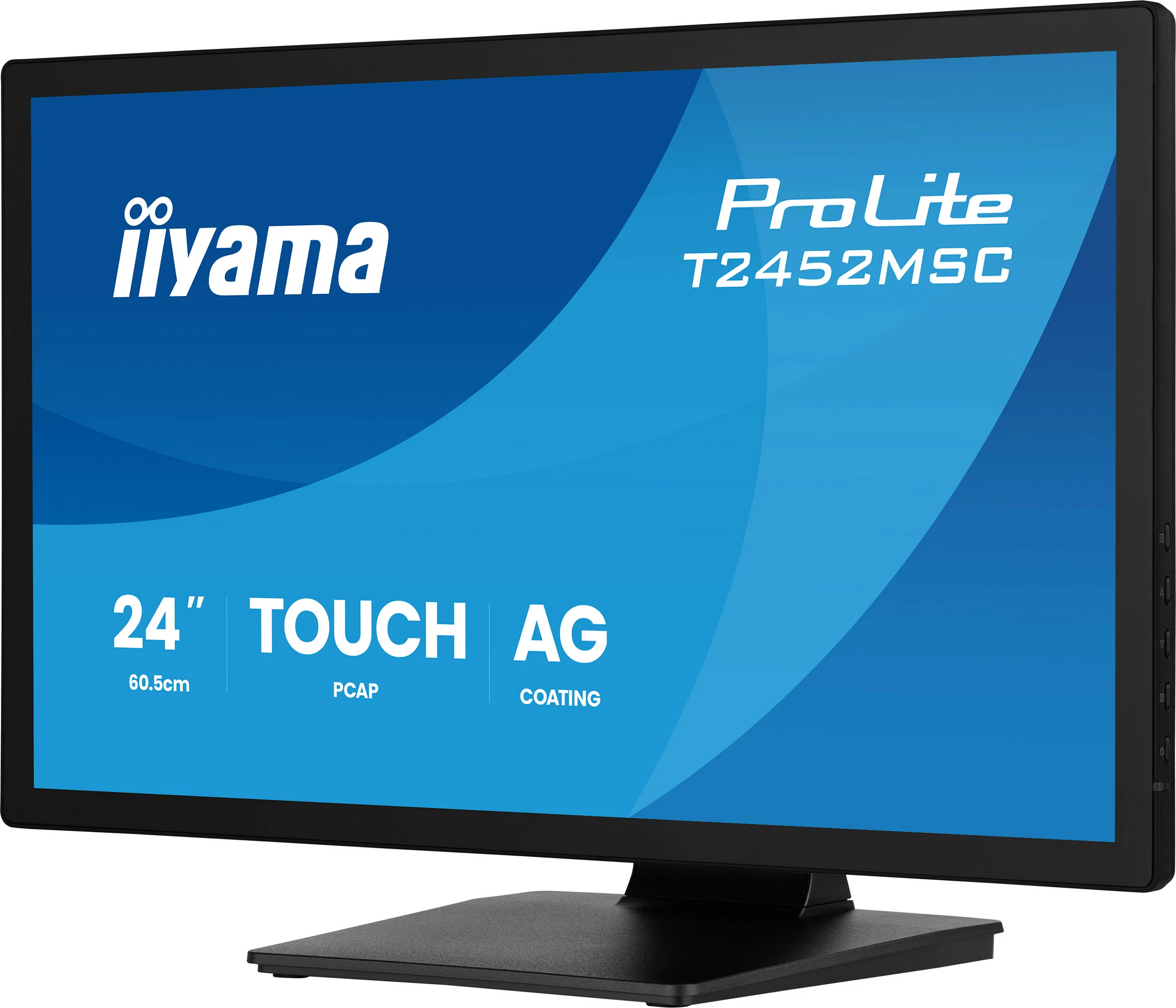 Monitor touch iiyama ProLite T2452MSC-B2AG, 24" FHD IPS 120Hz, HDMI/DisplayPort, i zi