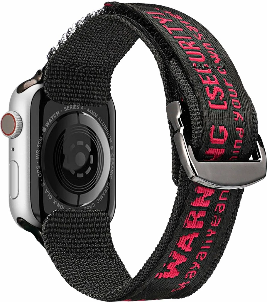 Rrip najloni për Apple Watch Dux Ducis Outdoor, 42/44/45/49mm, i zi dhe i kuq