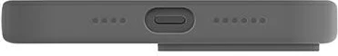 Mbështjellës UNIQ Lino Hue për iPhone 13 Pro Max, MagSafe, Gri