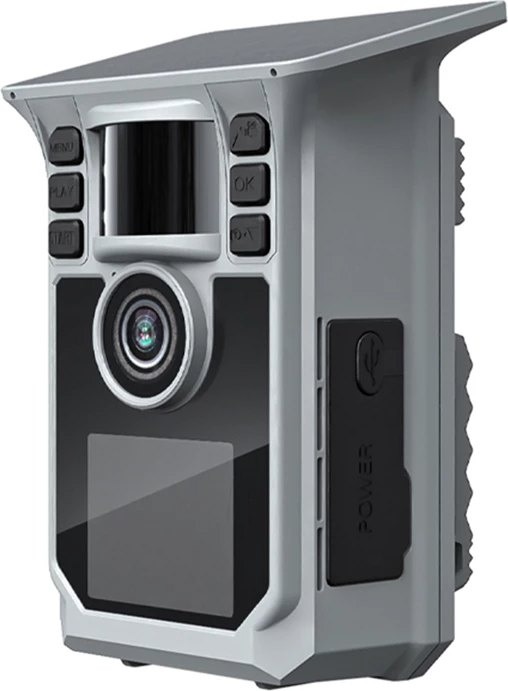 Kamerë foto-kurth KJK HRIVCAM HR-HC13 me panel diellor, 64 MP, 4K, IP67
