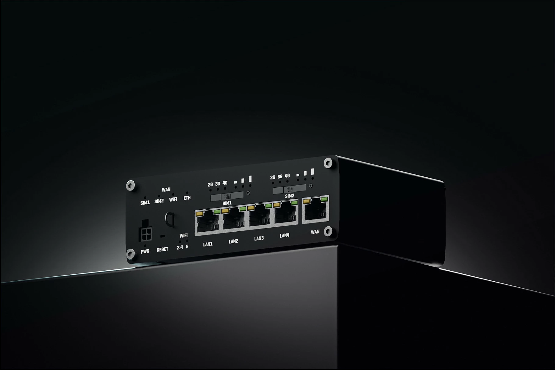 Router industrial Teltonika RUTX12, Dual 4G LTE Cat 6, 5x Gigabit LAN, Wi‑Fi, i zi