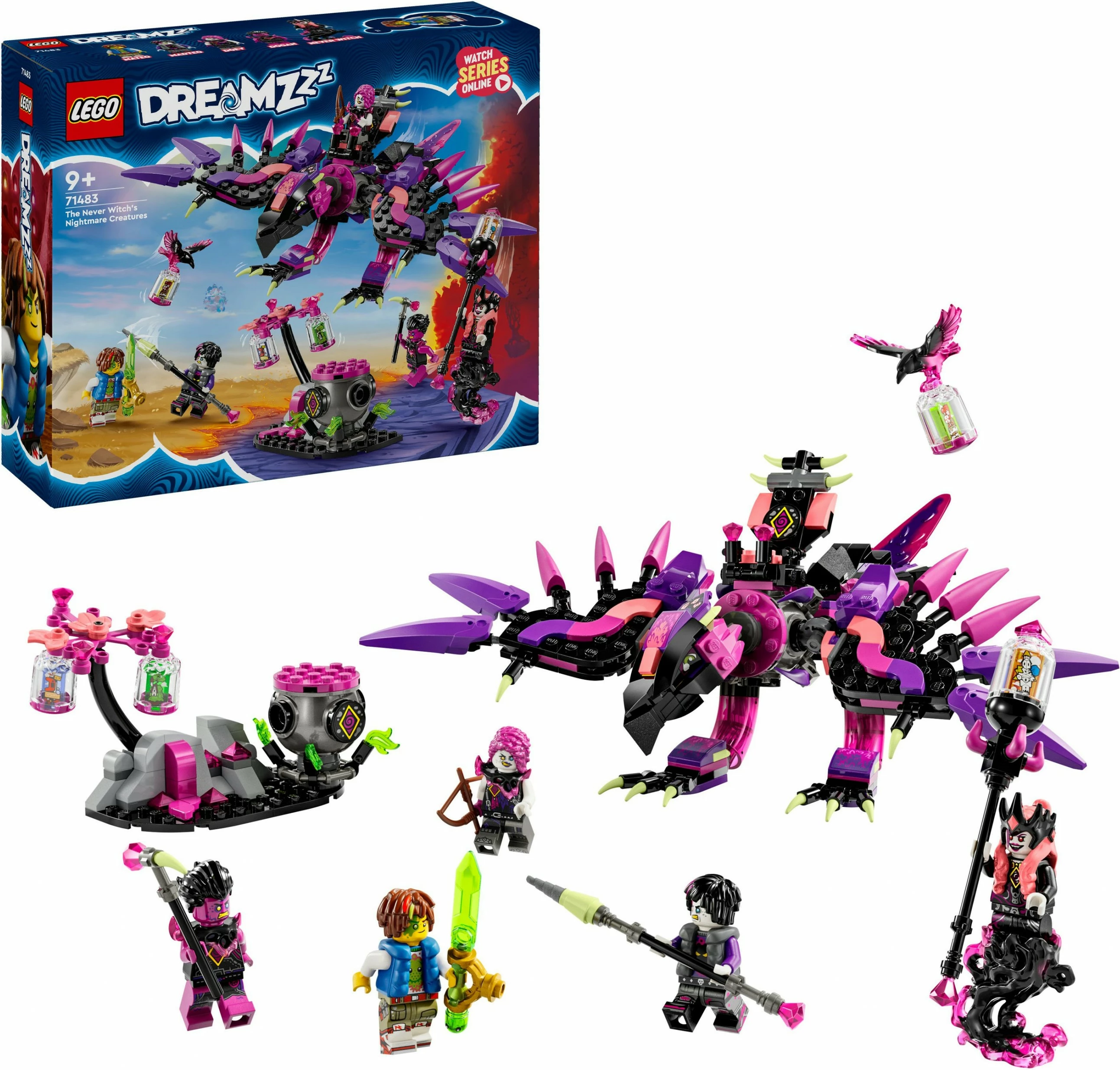 Set ndërtimi LEGO DREAMZzz 71483, 457 pjesë, shumëngjyrësh
