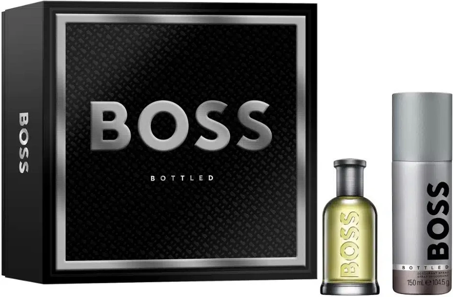 Set Eau de Toilette dhe deodorant për meshkuj Hugo Boss Bottled, 50ml + 150ml