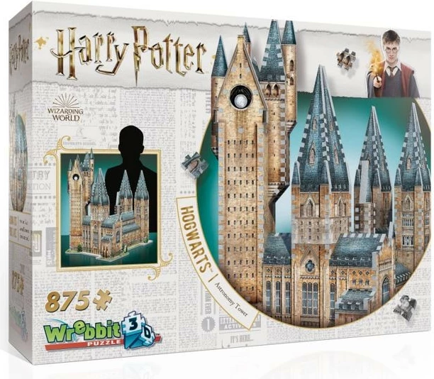 Puzzle 3D Harry Potter Hogwarts Astronomy Tower, 875 pjesë